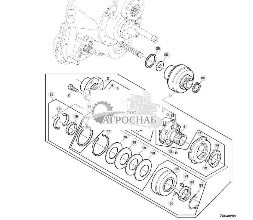 SHUT-OFF CLUTCH (IV LOC TRANSMISSION) 